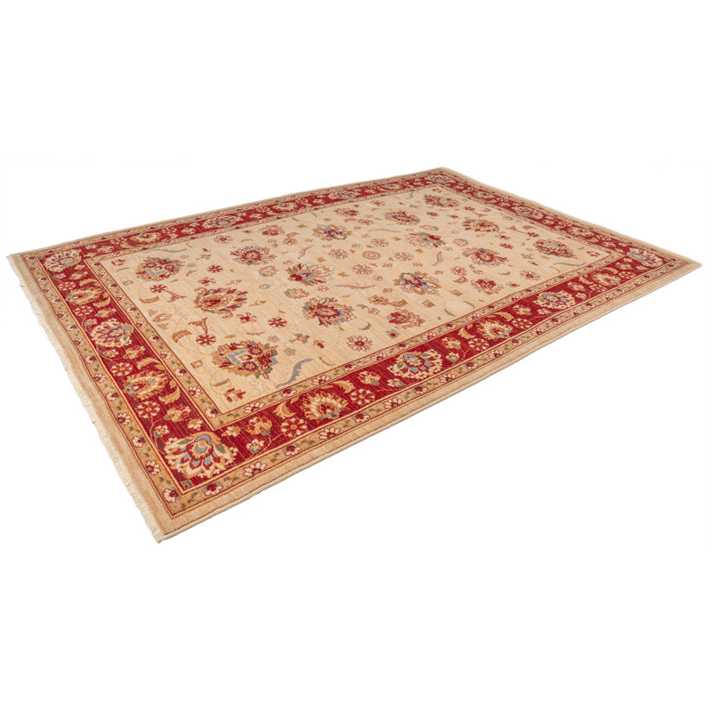 Oriental Wool Area Rug, Rectangular 60 x 85cm