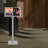 Ring Binder Stand / Menu Stand / Catalogue Browser Floor Stand Brochure, Silver