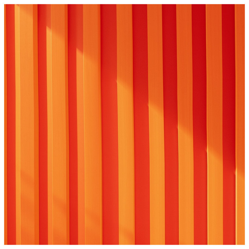 Orange Vertical Stripes Blankets, 50in W x 60in H