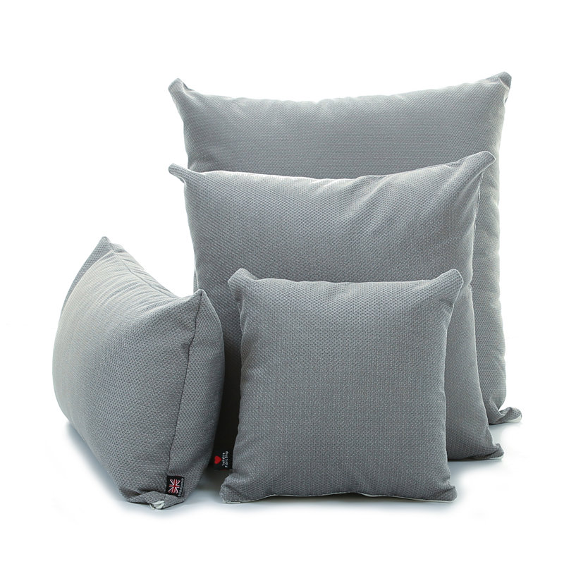 Alvardo Square Cushion, 28cm x 28cm, Grey