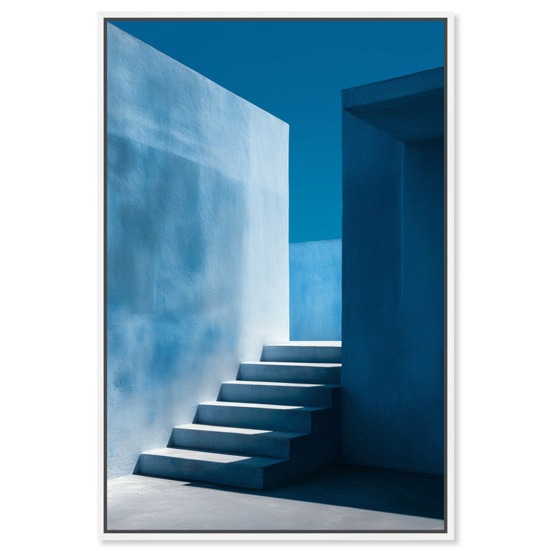 Deep Ocean Walls II Print by Oliver Gal, 16"H x 11"W, White Floater Frame