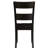 2pcs Distressed Walnut Side Chairs - Back, Rectangular For Common Dining Occasions, Transitional, Solid , Rustic Warm Finish, Sleek Tapered Legs 2 Back Standard Dining, Rectangular,
