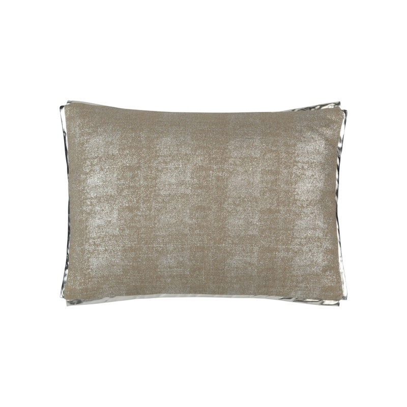 Ella Linen Lumbar Pillow Cover & Insert, Silver