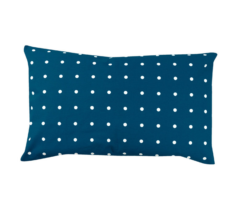 Housse et insert de coussin rectangulaire Tallulah, Bleu marine