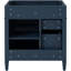 Modern 30'' Bathroom Vanity Without Top, 2 Drawers And Tip-Out Drawer, Cabinet Door Organizer, Adjustable Shelf, Smooth Metal Drawer Slides, Diverse Storage, Exquisite Leg, Textured Handle, Blue,-1307900641
