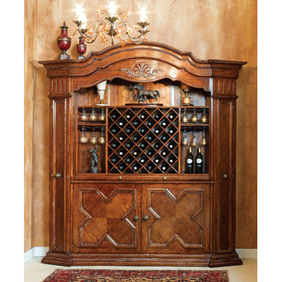 Solid Wood Bar Cabinet