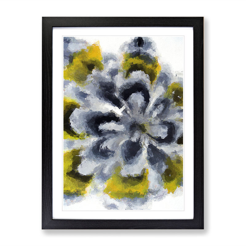 Buy Me Love Abstract - Wall Art, Black Framed, 66cm H x 48cm W x 2cm D, White