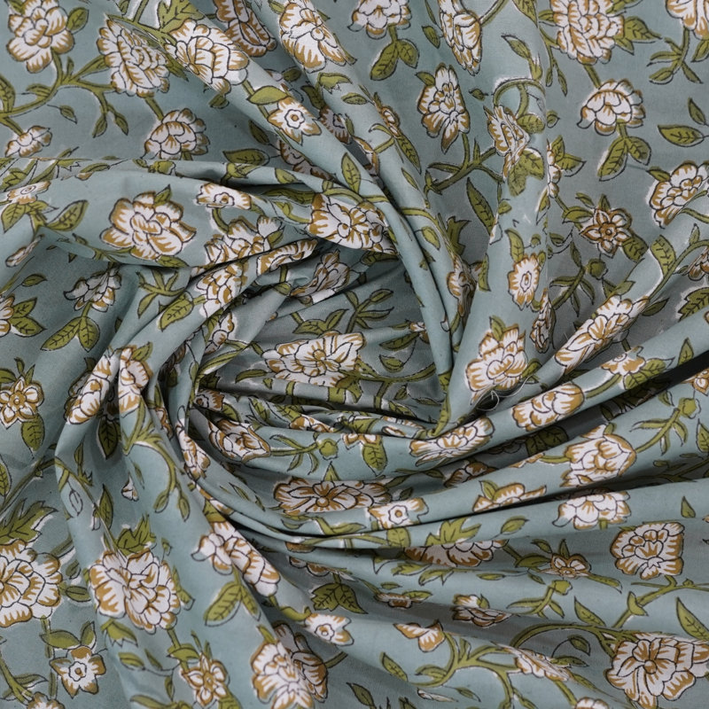 Fabdivine 102X112 Pure Cotton Bedsheet Set – Handmade Bedsheet with Matching Pillow Covers – Premium Bedding, Khoobsurat,