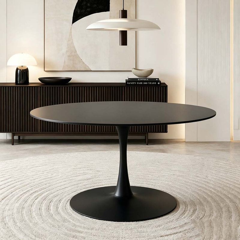 Dining Table, 31.5inch-Black