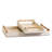 Aldonia Genuine Bamboo Handles - Vegan Leather/Bamboo/MDF Tray
