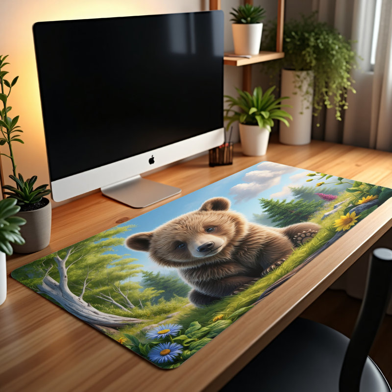 Polyester Desk Pad, 23.6x13.8