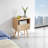 15.75" Rattan End Table With Power Outlet  & USB Ports-594753368