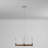 Volfango 4 - Light Steel Dimmable Empire Chandelier