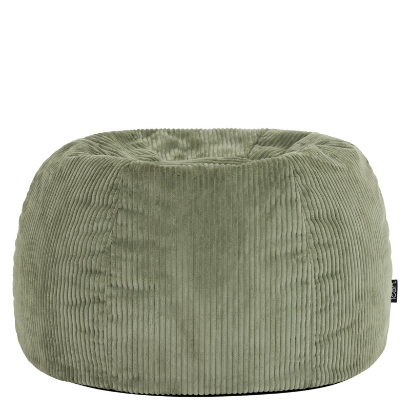 Kingston Corduroy Classic Bean Bag, Green