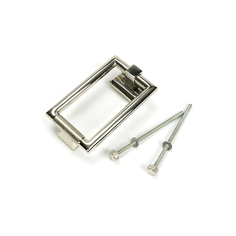 Brompton Door Knocker, Polished Nickel