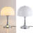 Modern Sleek Chrome Base Mushroom 3-light G9 End Table Lamp For Bedroom