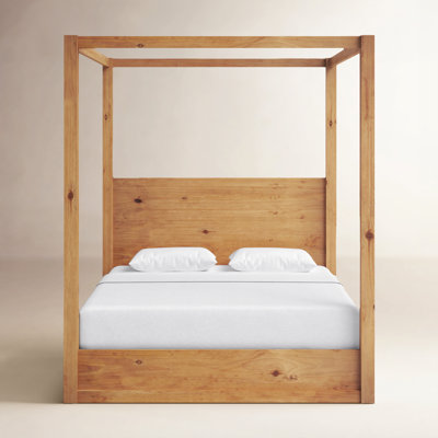 Modica Solid Wood Canopy Bed