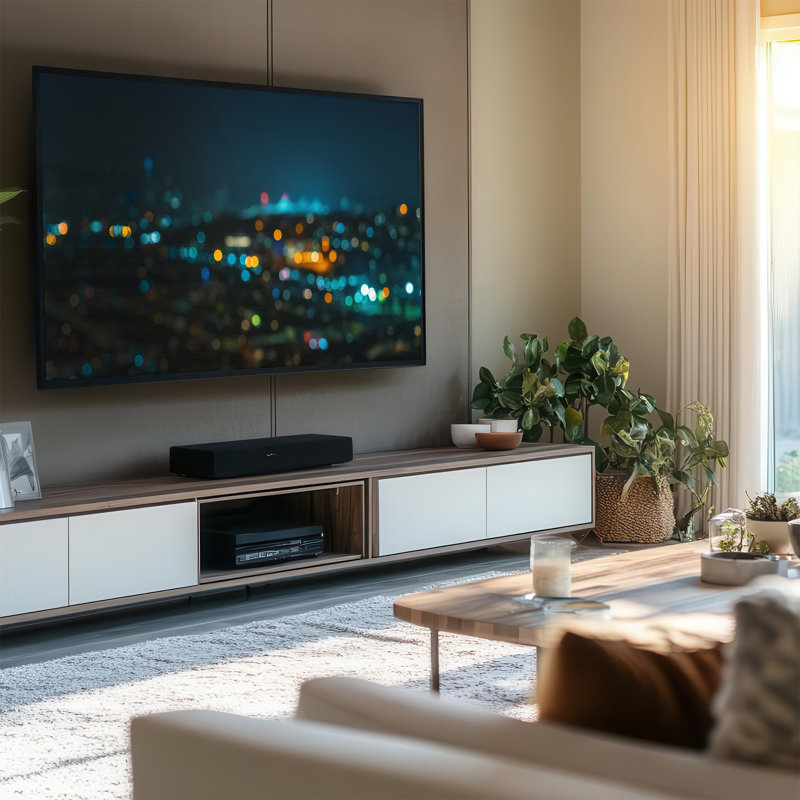 Très grand support mural pour téléviseur