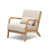Chaise rose + housse gris clair est en rupture de stock