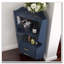 Bar en bois avec 2 tablettes de rangement ouvertes et 2 tiroirs-121087514