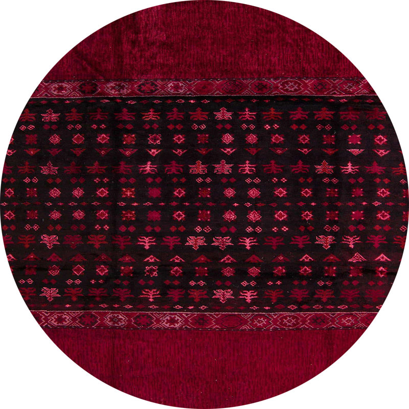 Tapis abstrait moderne 5115, Rond 8 pi