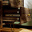 45cm W Steel Bedside Table
