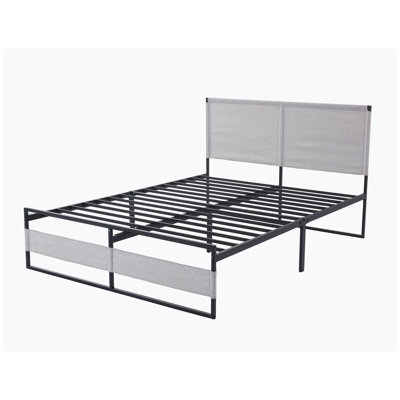 King 39.89'' Steel Bed Frame