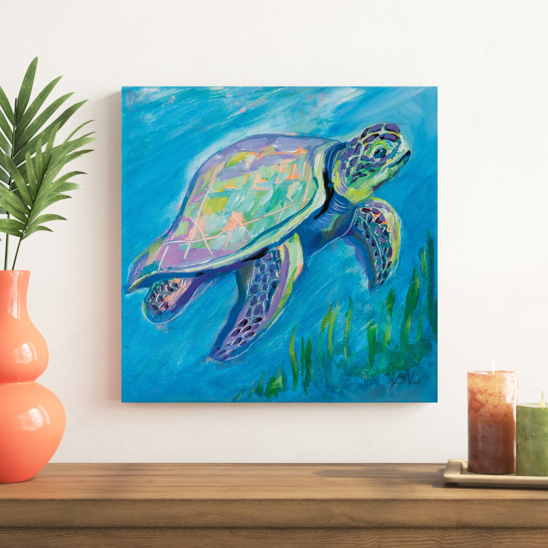 Tortue de mer, H 20 po x l 20 po x P 1,25 po