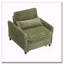 Fauteuil club en velours côtelé-1230842637