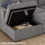 Ensemble de repose-pieds avec rangement pour canapé et table basse Rafael-92673775