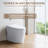  HOROW Non-Electric Bidet Toilet with Dual Nozzles, Air-Assisted Flush, ADA Chair Height, Foot-Kick Flush and Soft-Close Seat