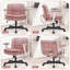 Chaise de bureau en chenille Criss-1351024501
