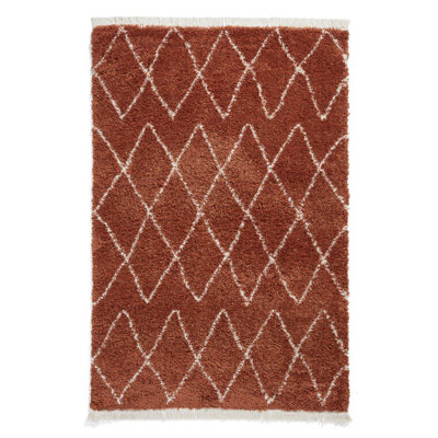 Archuleta area rug Machine Woven Rust