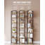 195.5cm H x 33cm W Alloy Steel Bookcase