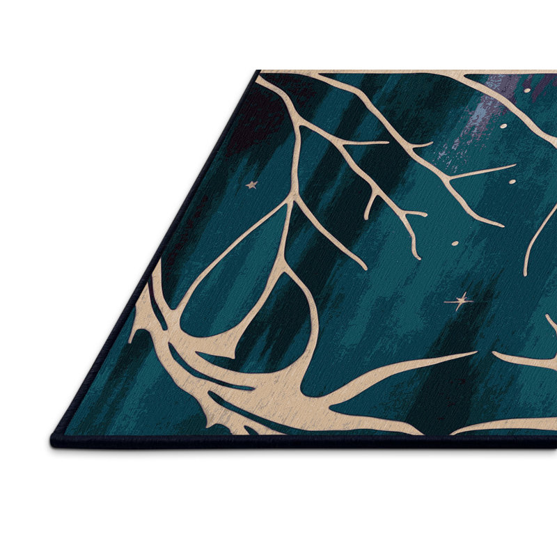 Moonlit Vines Rug, Rectangle 2' x 3'
