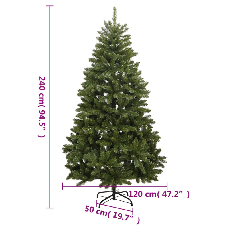Arbre de Noël artificiel, H 7,88 pi