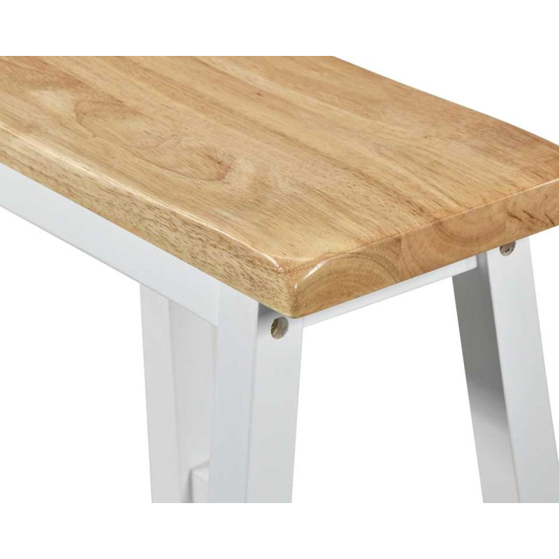 Tabouret de bar 24 po Pereira, Naturel / Blanc