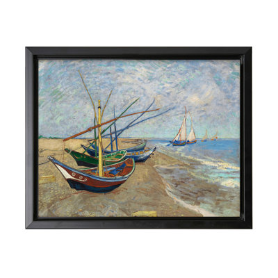 Van Gogh - Bateaux sur la plage des Saintes Maries