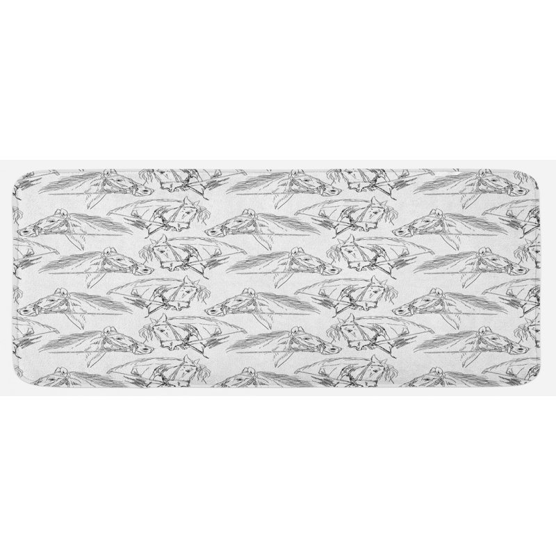 Tapis de cuisine Horses