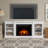 Eliot Grand Real Flame 81 " W Electric TV Stand with BTU 5100-32488832