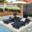 Altura Outdoor Chaise Lounge with Table-88382491