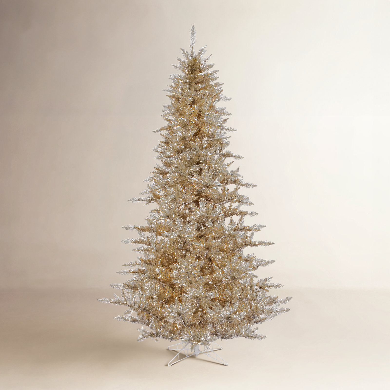 Champagne Fir Pre-Lit Christmas Tree, 7.5'