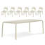 Toni Tablo Outdoor Dining Table Set With Chairs-830186618-813527581