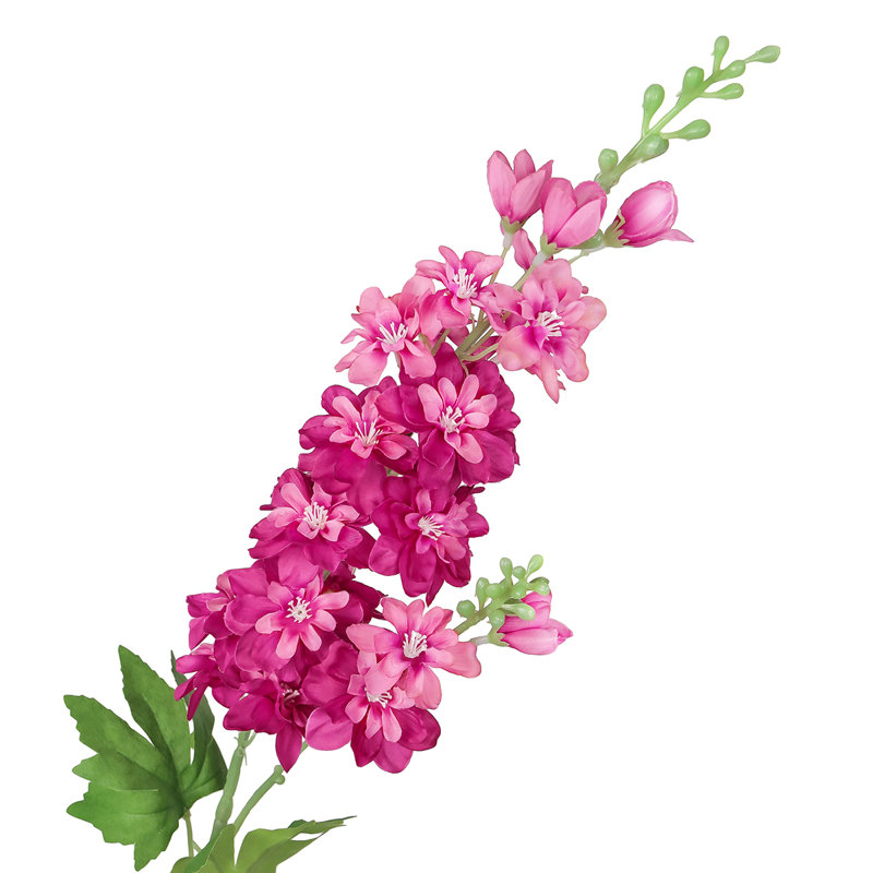 Fleur artificielle Delphinium, Rose magenta