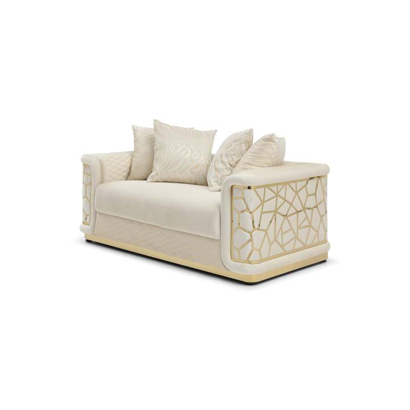 Talia  Loveseat , IVORY, Ivory