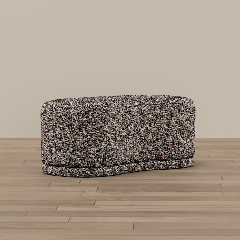 Pouf cocktail aux tons naturels, Terre