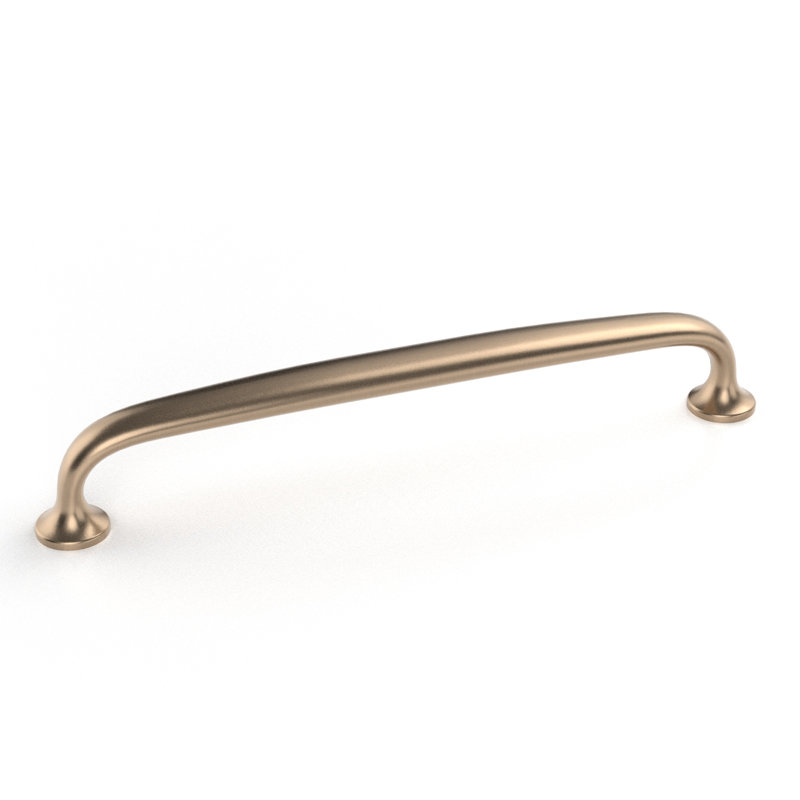 (Paquet de 10) Poignée de porte et de tiroir Baldwin - 6,3 po d'un centre à l'autre, Bronze champagne