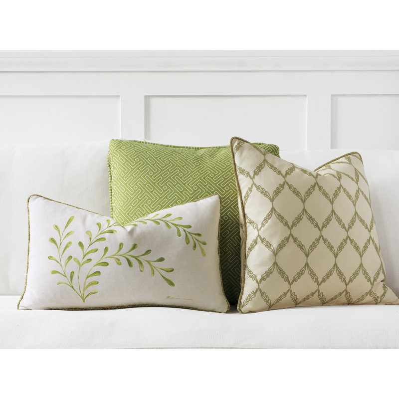 Monogram Lumbar Pillow Cover & Insert