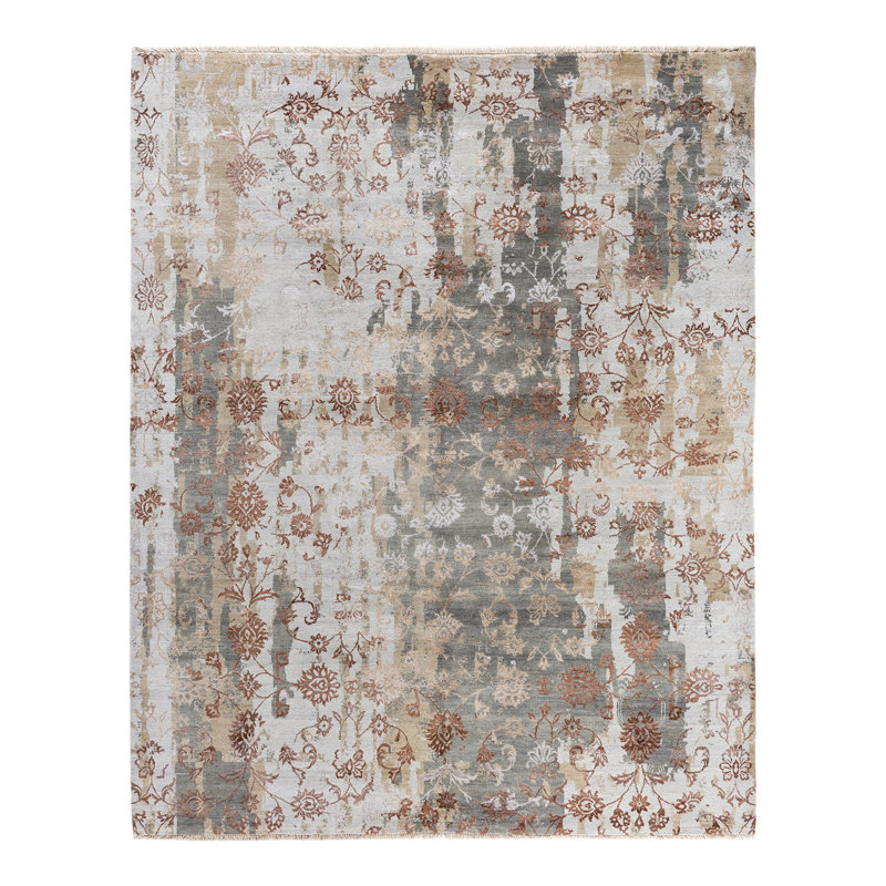 Overdyed One-of-a-Kind 8' 1" X 10' 0" Hand Knotted Area Rug