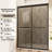 50-54" W x 74" H Double Sliding Shower Door with 1/4"（6mm） Grey Tempered Glass, Matte Black-123410983